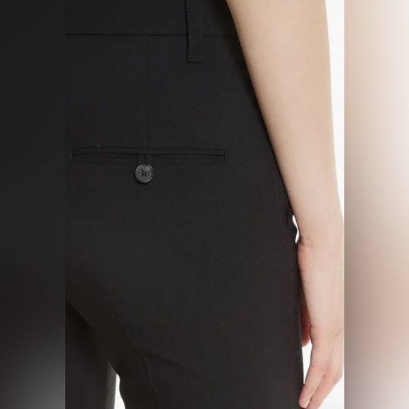 Vince Black High Rise Stretch Wool Tapered Ankle Pant Trousers VR56021280 EUC 8 - Picture 5 of 12
